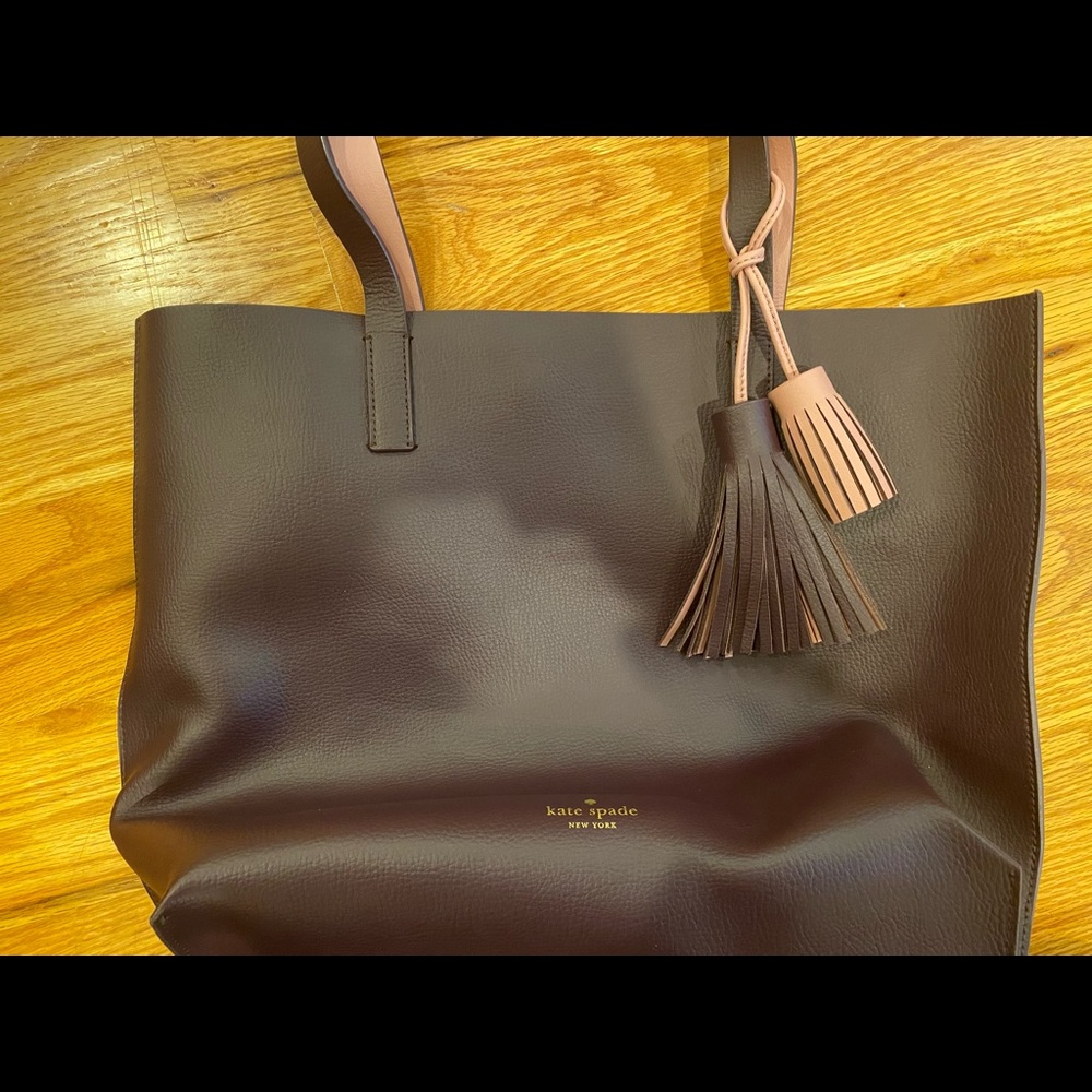 Kate Spade Pink & Purple Tassel Tote